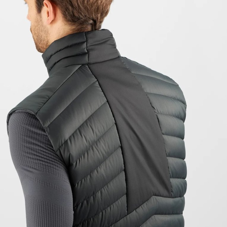 Black Salomon Essential Xwarm Down Men's Insulated Vests | IE FO8521